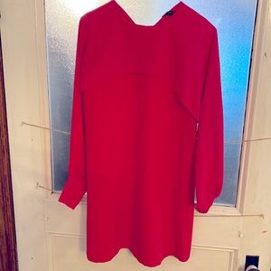 Dress with flown open sleeves- perfect for a wedding!